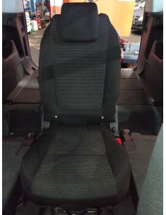 Recambio de asiento trasero medio para peugeot 5008 2.0 16v hdi fap cat (rhe / dw10cted4) referencia OEM IAM TELA GRIS  