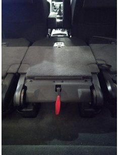 Recambio de asiento trasero medio para peugeot 5008 2.0 16v hdi fap cat (rhe / dw10cted4) referencia OEM IAM TELA GRIS   2