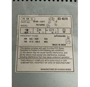 SISTEMA AUDIO / RADIO CD... 2