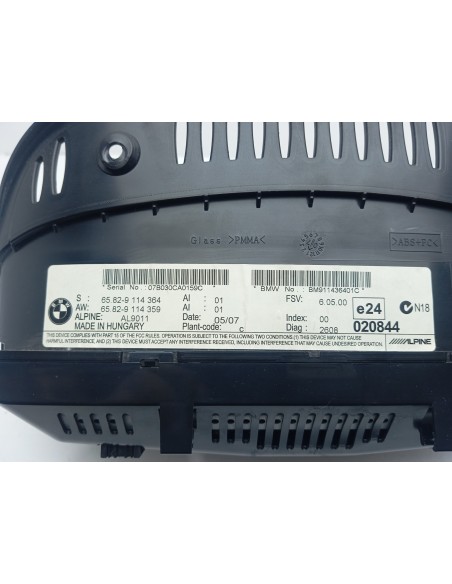 Recambio de pantalla multifuncion para bmw serie 3 berlina (e90) 320d referencia OEM IAM 65829114359  