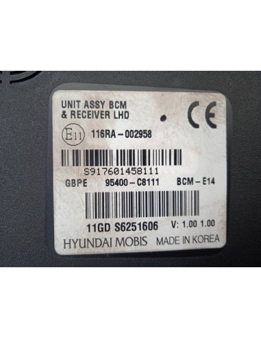 Recambio de modulo electronico para hyundai i20 tecno le referencia OEM IAM 116RA002958  