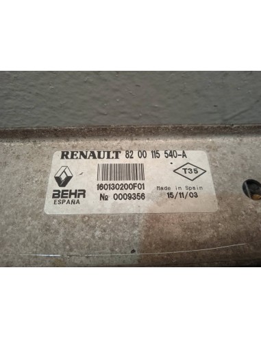 Recambio de intercooler para renault megane ii berlina 3p confort dynamique referencia OEM IAM 8200115540A  