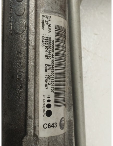 Recambio de cremallera direccion para alfa romeo spider (177) 2.4 jtd 20v referencia OEM IAM 7832974157  