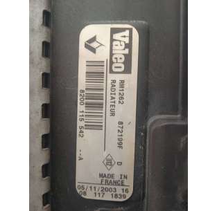 RADIADOR AGUA RENAULT... 2