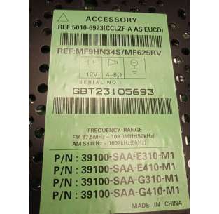 SISTEMA AUDIO / RADIO CD... 2