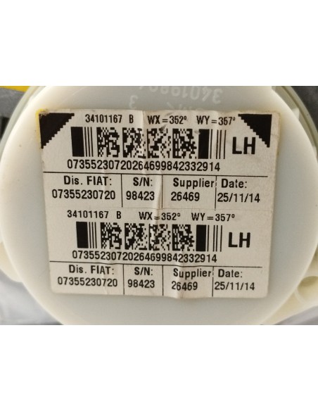 Recambio de kit airbag para fiat 500 referencia OEM IAM COMPLETO  
