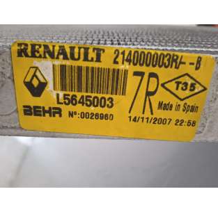 RADIADOR AGUA RENAULT... 2