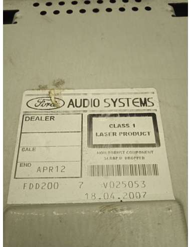 SISTEMA AUDIO / RADIO CD FORD FOCUS...