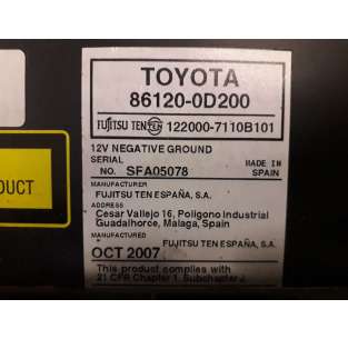 SISTEMA AUDIO / RADIO CD... 2