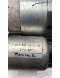 Recambio de motor arranque para ssangyong rexton referencia OEM IAM 6611514101   2