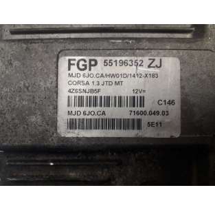 CENTRALITA MOTOR UCE OPEL... 2