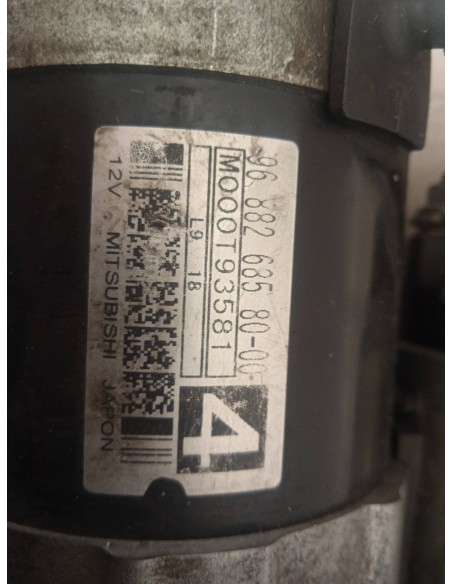 Recambio de motor arranque para citroën c4 coupe 1.6 16v hdi referencia OEM IAM M000T93581  