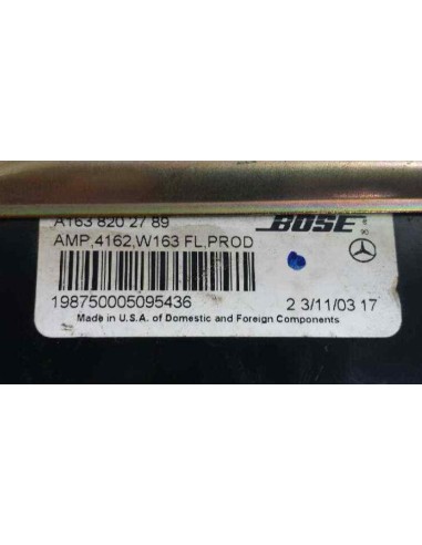 Recambio de modulo electronico para mercedes-benz clase m (w163) referencia OEM IAM   