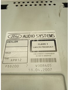 Recambio de sistema audio / radio cd para ford c-max (cb3) 1.6 tdci cat referencia OEM IAM 7M5T18C815AA  