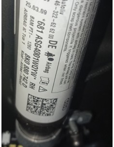 Recambio de airbag cortina delantero derecho para audi a4 ber. (b8) básico referencia OEM IAM 8K0880742D   2
