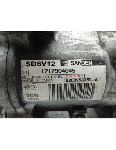 Recambio de compresor aire acondicionado para renault clio grandtour exception referencia OEM IAM 8200953359A  