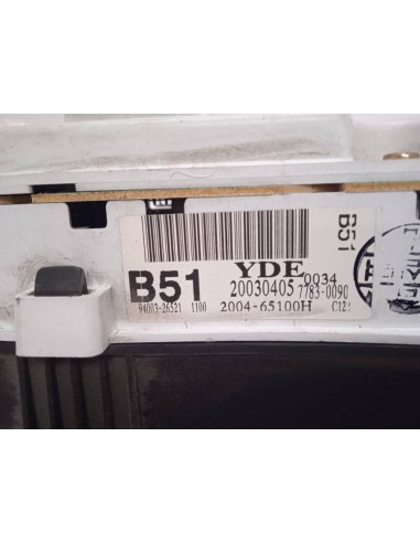 Recambio de cuadro instrumentos para hyundai santa fe (sm) 2.0 crdi cat referencia OEM IAM B51 200465100H 