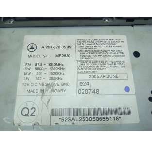 SISTEMA AUDIO / RADIO CD... 2