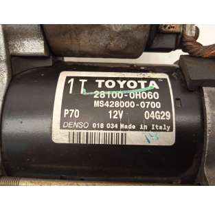 MOTOR ARRANQUE TOYOTA... 2