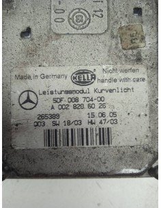 Recambio de centralita faros xenon para mercedes-benz clase clk (w209) coupe 350 (209.356) referencia OEM IAM A0028206026   2