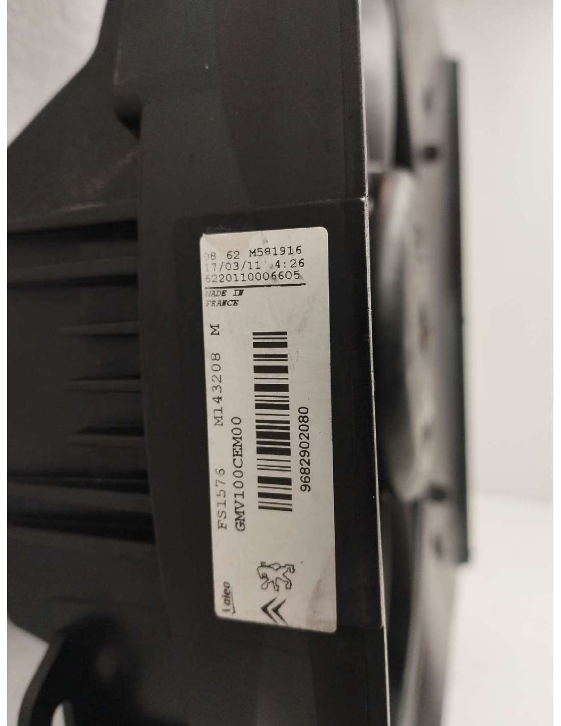 ELECTROVENTILADOR CITROEN C3 - 782989... ELECTROVENTILADOR CITROEN C3 - 782989...