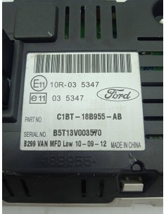 Recambio de pantalla multifuncion para ford fiesta (ccn) 1.5 tdci cat referencia OEM IAM C1BT18B955AB   2