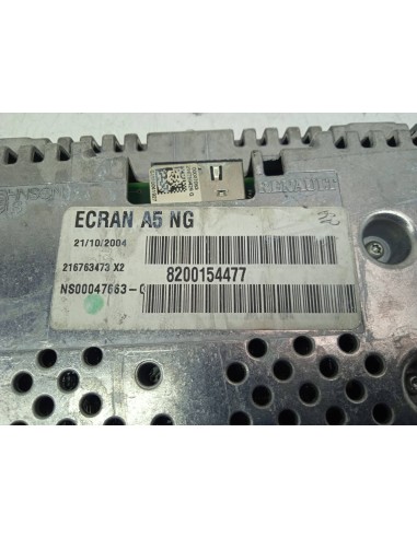 Recambio de pantalla multifuncion para renault espace iv (jk0) referencia OEM IAM 8200154477 216763473 