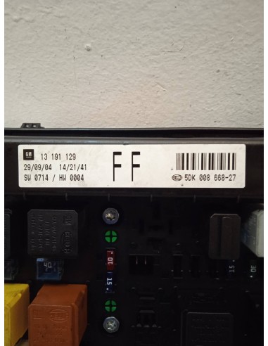 Recambio de modulo electronico para opel astra h ber. 1.7 16v cdti referencia OEM IAM 13191129FF  