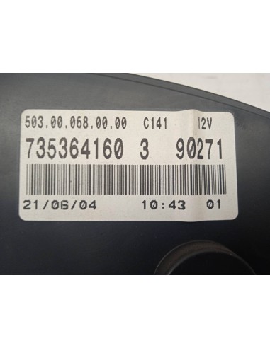 Recambio de cuadro instrumentos para fiat idea (135) 1.3 jtd cat referencia OEM IAM 735364160  