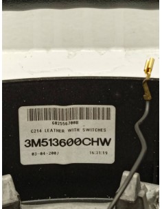 Recambio de volante para ford c-max (cb3) 1.6 tdci cat referencia OEM IAM 3M513600CHW CON MANDOS  2