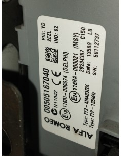 Recambio de caja reles / fusibles para alfa romeo mito (145) junior referencia OEM IAM 505167040   2