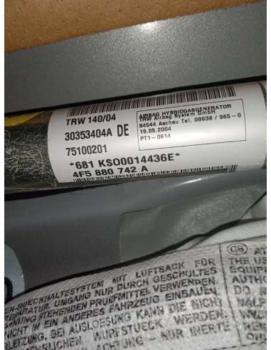 AIRBAG CORTINA DELANTERO DERECHO AUDI...