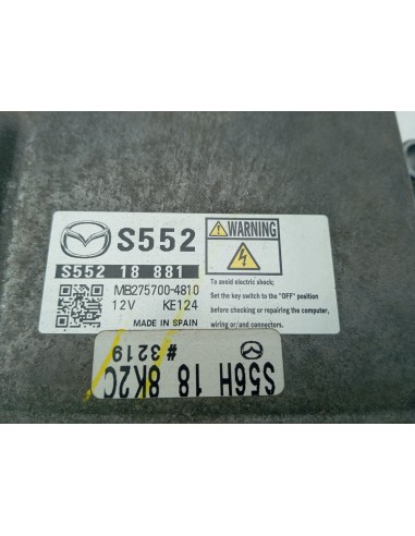 Recambio de centralita motor uce para mazda 2 lim. () luxury referencia OEM IAM S55218881  