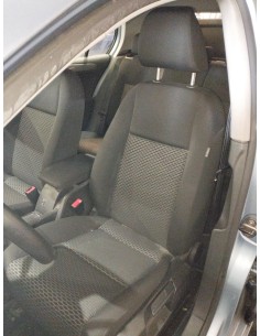 Recambio de asiento delantero izquierdo para volkswagen golf vi (5k1) advance referencia OEM IAM TELA GRIS Y NEGRO  
