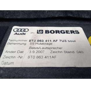 BANDEJA TRASERA AUDI A5... 2