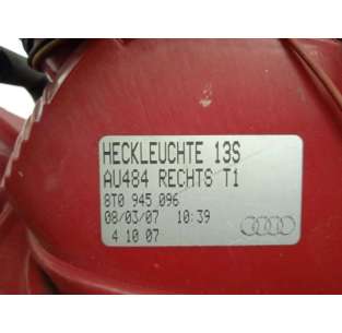 PILOTO TRASERO DERECHO AUDI... 2