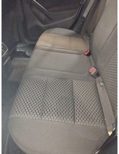 Recambio de asientos traseros para volkswagen golf vi (5k1) advance referencia OEM IAM TELA GRIS Y NEGRO   2