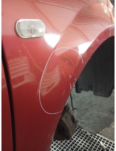 Recambio de aleta delantera derecha para dacia logan mcv ambiance referencia OEM IAM 6001549973 COLOR ROJO  2