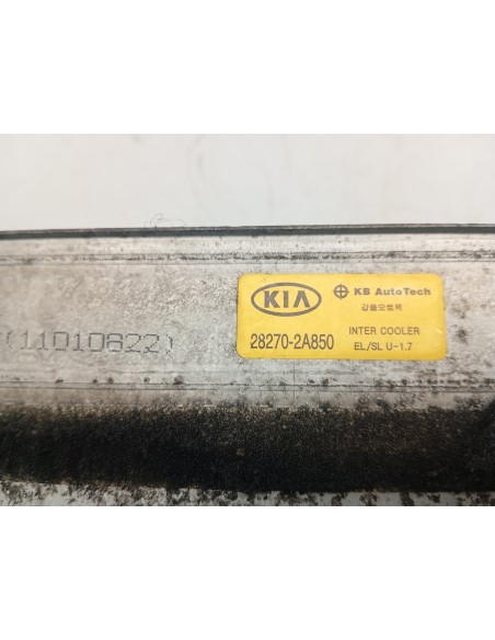 Recambio de intercooler para kia sportage drive 4x2 referencia OEM IAM 282702A850  