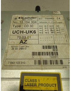 Recambio de sistema audio / radio cd para opel astra gtc 1.7 16v cdti referencia OEM IAM 453116246  