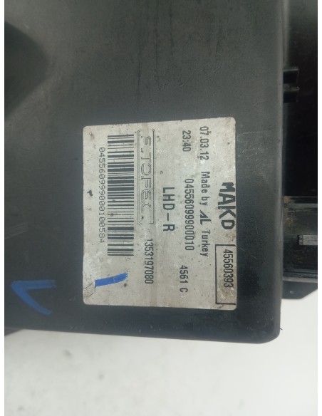 Recambio de faro derecho para peugeot bipper básico referencia OEM IAM 1353197080 PATILLA REPARADA 
