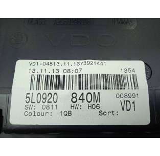 CUADRO INSTRUMENTOS SKODA... 2