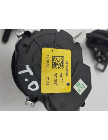 Recambio de cinturon seguridad trasero derecho para ford ka+ ultimate referencia OEM IAM 34149359A  