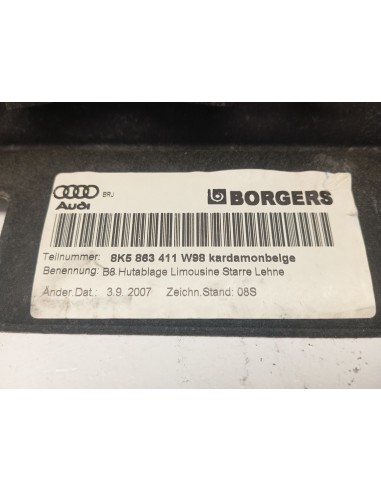 Recambio de bandeja trasera para audi a4 ber. (b8) básico referencia OEM IAM 8K5863411  