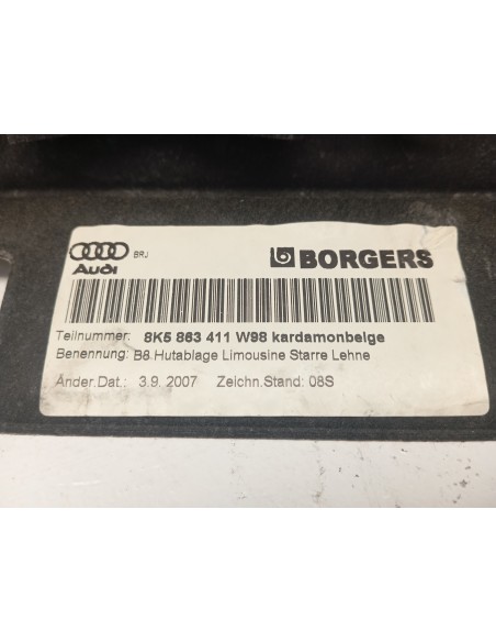 Recambio de bandeja trasera para audi a4 ber. (b8) básico referencia OEM IAM 8K5863411  