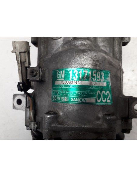 Recambio de compresor aire acondicionado para opel vectra c berlina 1.9 cdti referencia OEM IAM 13171593  