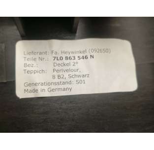 BANDEJA TRASERA - 800273 /... 2