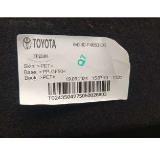 BANDEJA TRASERA - 809799 /... 2