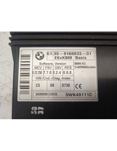 Recambio de modulo electronico para bmw serie 5 berlina (e60) 530xd referencia OEM IAM 61359168833  
