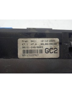 Recambio de mando climatizador para opel astra gtc 1.7 16v cdti referencia OEM IAM 13122963   2